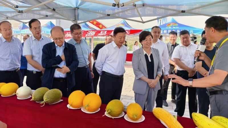 甘肃省农业科学院西甜瓜高台试验站及国家西瓜甜瓜种质资源中期库高台展示中心揭牌